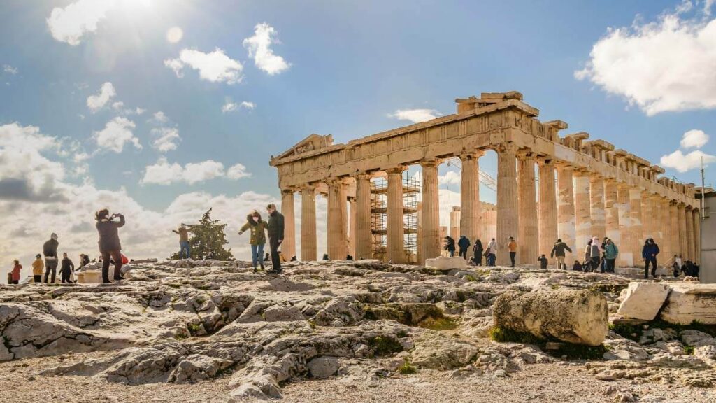 the Acropolis